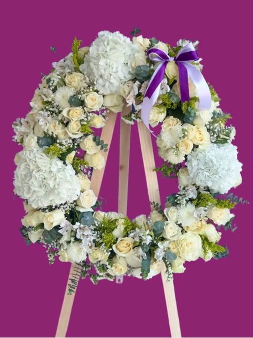 Ofrenda funebre blanca