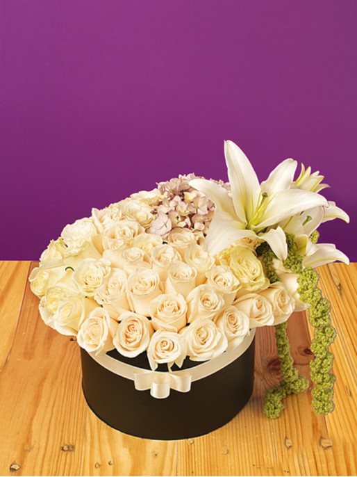 Ofrenda en caja floral