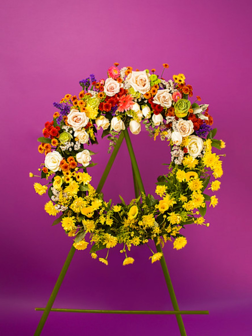 Ofrenda circular tricolor