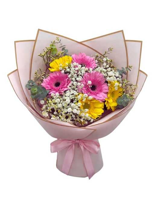 Good vibes (6 gerberas)