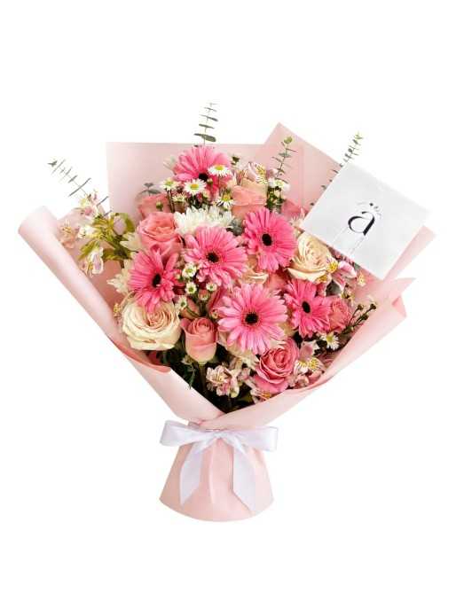 Good vibes (20 rosas - 6 gerberas)