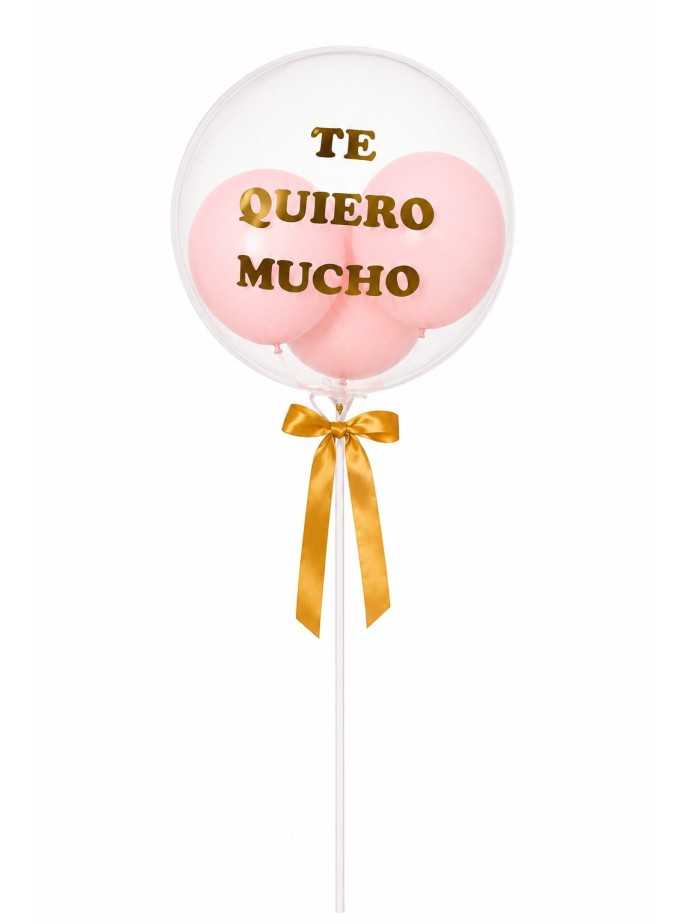 Globo burbuja rosado 2