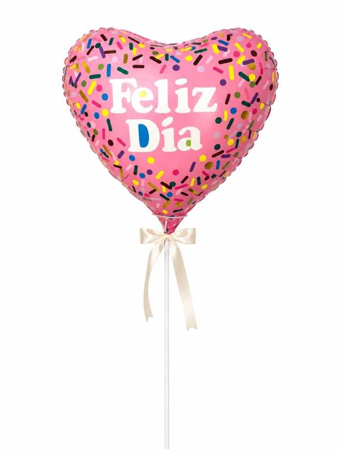Globo metalizado Feliz día 2