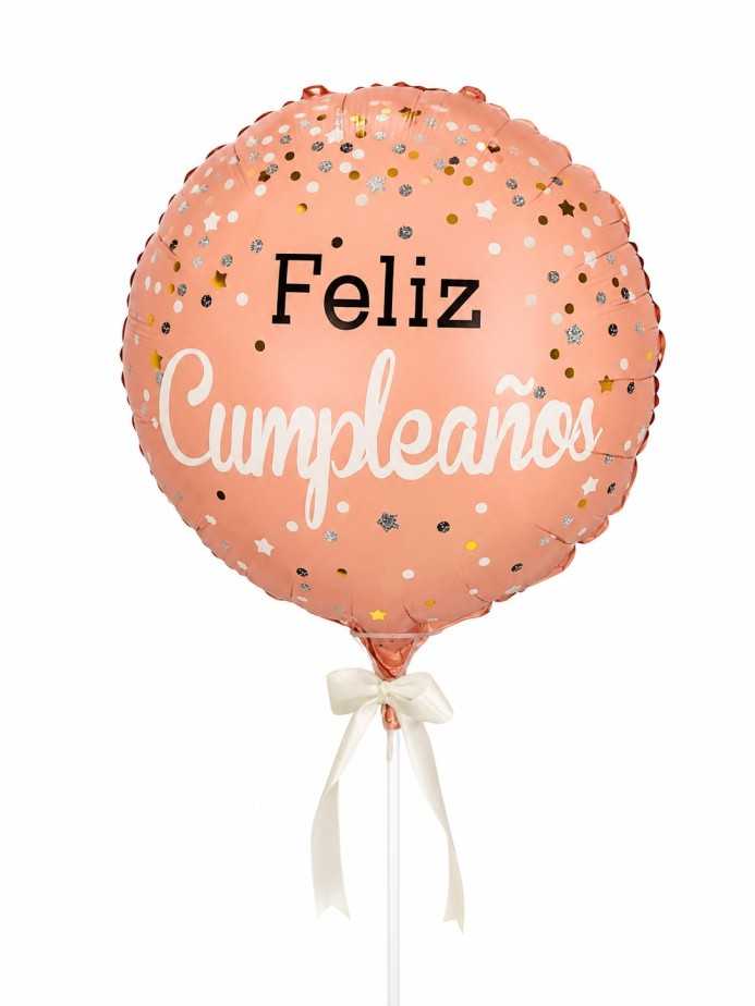 Globo metalizado feliz cumpleaños