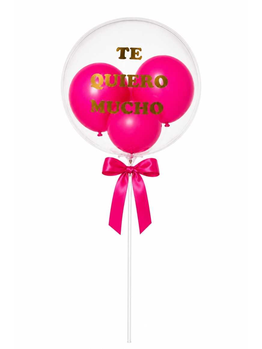 Globo burbuja fucsia