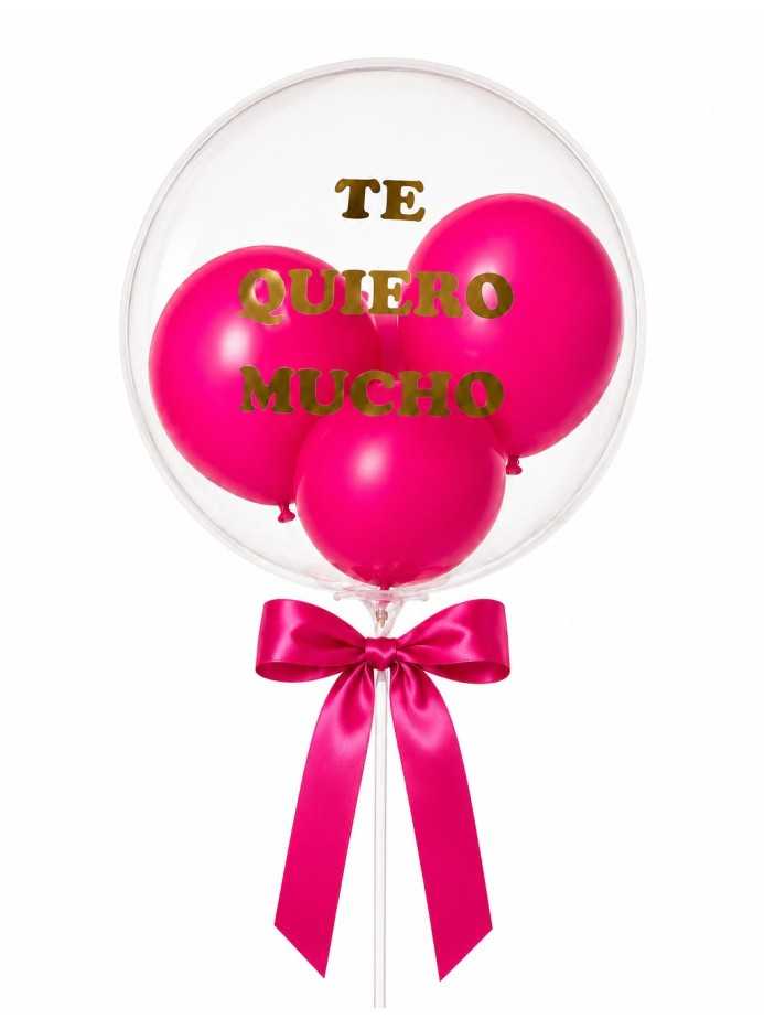 Globo burbuja fucsia
