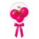 Globo burbuja fucsia