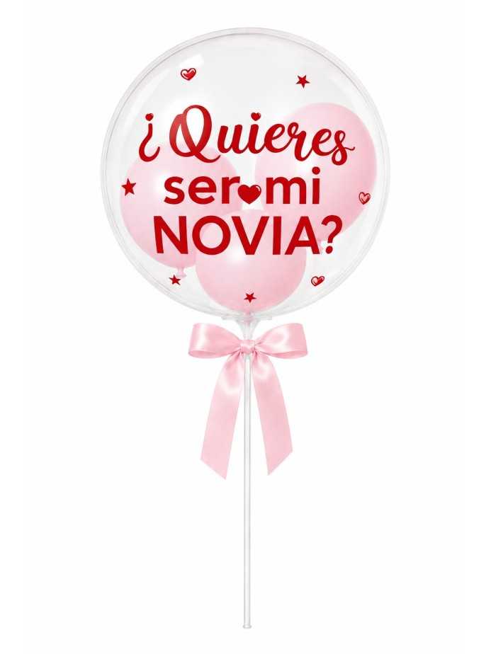 Globo burbuja de ¿Quieres ser mi novia? 2