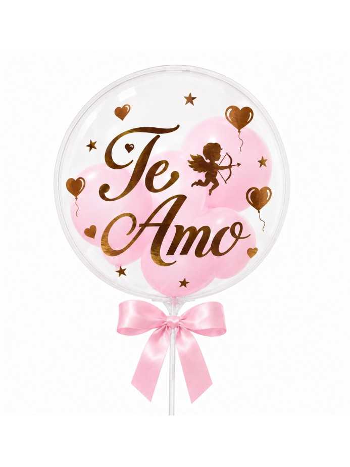 Globo burbuja de te amo