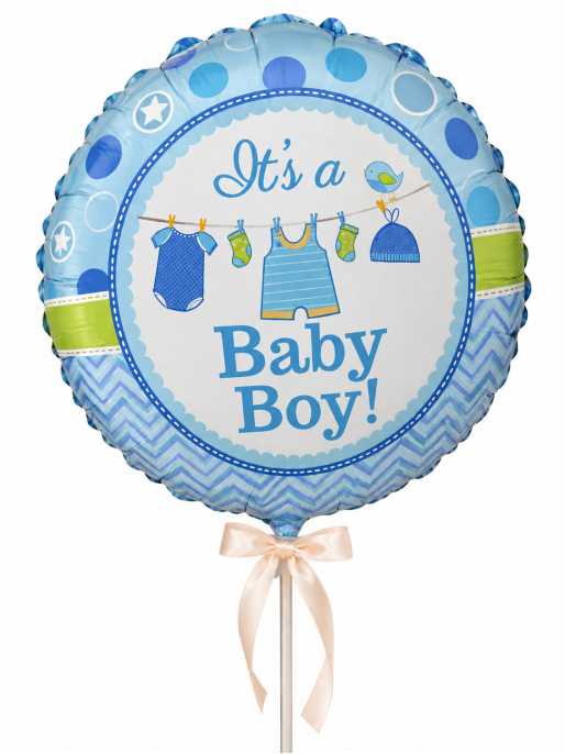 Globo metalizado baby boy