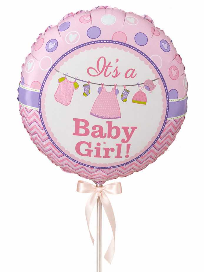Globo metalizado baby girl