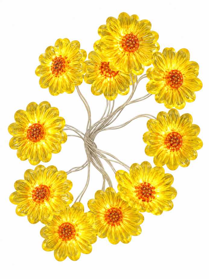 Luces LED girasoles
